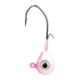 Eagle Claw Lazer Sharp Pro-V Tear Drop Jig, 3/0 Hook, Pink/ White, 3/8oz, 5 per Pack, LSTDPV38-17