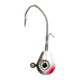 Eagle Claw Lazer Sharp Pro-V Tear Drop Jig, 3/0 Hook, Purple/ White, 1/4oz, 5 per Pack, LSTDPV14-15