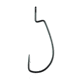 Eagle Claw Lazer Sharp Value Series Heavy Wire Extra Wide Gap Worm Hook, Platinum Black, Size 2/0, 12 per Pack, LPA098GH-2/0