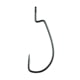 Eagle Claw Lazer Sharp Value Series Heavy Wire Extra Wide Gap Worm Hook, Platinum Black, Size 4/0, 12 per Pack, LPA098GH-4/0