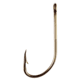Eagle Claw Plain Shank Hook, Offset, Claw Point, Ringed Eye, Bronze, 100-Box Hooks, 084-4