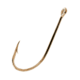 Eagle Claw Plain Shank Hook,Offset,Claw Point,Ringed Eye,Bronze,A-Pack Hooks 084A-6