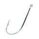 Eagle Claw Plain Shank Hook,Offset,Ringed Eye,Stainless Steel,50-Box Hooks 090SSF-6/0