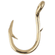 Eagle Claw Salmon Egg Hook,Baitholder,Offset,Single Slice,Up Eye,Gold,A-Pack Hooks 038A-10