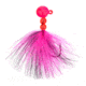 Eagle Claw Salmon/Steelhead Marabou Jig,1/4oz,Pink/Black ECSSJ14-013