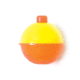 Eagle Claw Snap-OnFloat Assortment,Orange/Yellow,Size 1in 1-1/4in 1-1/2in 1-3/4in 07030-002