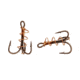 Eagle Claw Soft Bait Treble Hook,Bronze,Size 4 12040-004