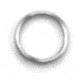 Eagle Claw Split-Ring,Resealable Package,Nickel,Size 6 01143-006