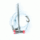 Eagle Claw Trout Rig,Bronze,Barrel Swivel w/ Interlock Snap,Red Beads 014H-10