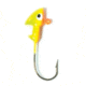 Eagle Claw Walleye Jig Hook,Size 1/4oz,Chart/Orange ECJH14-CHOR