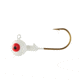 Eagle Claw WBH12-1 Ball Head Jig 1/2 OZ, White, Bronze Hook 5 jigs per retail, WBH12-1