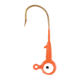 Eagle Claw WBH34-10 Ball Head Jig 3/4 OZ, Orange, Bronze Hook 4 jigs per retail, WBH34-10
