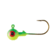 Eagle Claw WBH34-12 Ball Head Jig 3/4 OZ, LIME/CHART, Bronze Hook 4 jigs per retail, WBH34-12