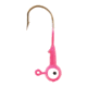 Eagle Claw WBH34-13 Ball Head Jig 3/4 OZ, PINK, Bronze Hook 4 jigs per retail, WBH34-13