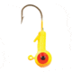 Eagle Claw WBH34-9 Ball Head Jig 3/4 OZ, Orange/CHART, Bronze Hook 4 jigs per retail, WBH34-9
