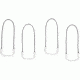 Eagle Creek Reflective Finger Loop Zipper Pull Set-White