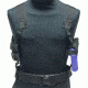 Eagle Industries Tanker Right Hand Shoulder Holster &amp; Mag Pouch, Black - Browning HiPower .45