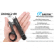 EAGTAC DX30LC2-BR Rechargeable Flashlight, XP-L HI V2 NW LED, 1084lm, Black, DX30LC2BR-XPLHINW-BASE
