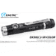 EAGTAC DX30LC2-SR Side-LED Rechargeable Flashlight, Spot XP-L HI V2 NW w/ Flood Nichia 219B CRI92 5700K LED, 1080lm/390lm, Black, DX30LC2SR-XPLHINW-SIDE219B-BASE