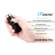 EAGTAC DX3B Mini Pro Flashlight, XHP50.2 CW LED, 2480lm, Black, DX3BM-XHP502-PRO-CW