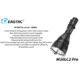 EAGTAC M30LC2 Pro Flashlight, XHP35 HI CW LED, 1870lm, Black, M30LC2-XHP35-HI-PRO-CW
