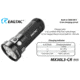 EAGTAC MX30L3-CR Flashlight Kit, 6 Nichia 219B 5700K CRI92 R9050 SW57 D220 LED, 3600lm, Black, MX30L3CR-6*SST20-KIT-NW