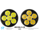 EAGTAC MX30L3-CR Flashlight Kit, 6 Nichia 219B 5700K CRI92 R9050 SW57 D220 LED, 3600lm, Black, MX30L3CR-6*SST20-KIT-NW