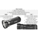 Eagtac MX30L3-CR  Flashlight Kit, 6  Nichia 219C CRI92 4000K LED, 3850lm, Black 2950