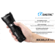 Eagtac Rechargeable MX30L3-R XHP70 4625 Lumens LED Flashlight, Black, Medium, MX30L3RXHP70