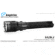 Eagtac Rechargeable SX25L2 XM-L2 U4 1494 Lumens LED Flashlight, Black, Medium, SX25L2XML2