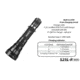 EAGTAC S25L-R Base Flashlight, XHP35 HI NW LED, 1750lm, Black, S25LR-XHP35-HI-BASE-NW