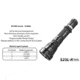 EAGTAC S25L-R Base Flashlight, XHP35 HI NW LED, 1750lm, Black, S25LR-XHP35-HI-BASE-NW