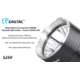 EAGTAC S25V CSLPM1 Flashlight, 21700 5000mAh li-ion, CW LED, 1200 Lumen, Black, S25V-CSLPM1-CW