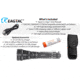 EAGTAC S25V CSLPM1 Flashlight, 21700 5000mAh li-ion, CW LED, 1200 Lumen, Black, S25V-CSLPM1-CW