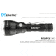 EAGTAC SX30C2 Base Flashlight, XHP35 HD CW LED, 2000lm, Black, SX30C2-XHP35-HD-BASE-CW