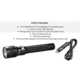 EAGTAC SX30L2-R Flashlight, XHP35 HD CW LED, 2000lm, Black, SX30L2R-XHP35-HD-REG-CW