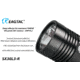 EAGTAC SX30L3-R Flashlight, XHP70.2 CW LED, 4850lm, Black, SX30L3R-XHP702-REG-CW