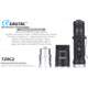 Eagtac T25C2 XPLHI 1148 Lumen Tactical Flashlight KIT, Black, Medium, T25C2XPLHIWEAPONKIT