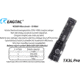 EAGTAC TX3L PRO XJP70.2 CW, 3000 Lumen, USB Rechargeable, 18650 Led Flashlight, Black, Medium 4235