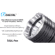 EAGTAC TX3L PRO XJP70.2 CW, 3000 Lumen, USB Rechargeable, 18650 Led Flashlight, Black, Medium 4235