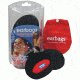 Sprigs Earbags Fleece Plaid Blk/wt Sm 564303