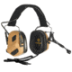 Earmor ElectronicHeadset Communication w/ Gel Earpads &amp; Nexus TP-120 Cable, 22dB, Coyote Brown, M32-CB PLUS