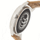 Canopies Wood Watch,33mm,Red Dial,Khaki/Tan Leather Band