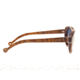 Earth Coronado Ebony Wood Sunglasses, Brown Stripe Wood, ESG019WB