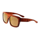 Earth Hermosa Ebony Wood Sunglasses, Orange Stripe Wood, ESG097OB