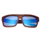 Earth Hermosa Ebony Wood Sunglasses, Red Stripe Wood, ESG097RB