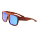 Earth Hermosa Ebony Wood Sunglasses, Red Stripe Wood, ESG097RB