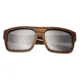 Earth Hermosa Ebony Wood Sunglasses, Brown Stripe Wood, ESG097WB