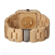Earth Rhizomes Series Wood Watch, Khaki/Tan ETHEW1205