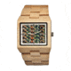 Earth Rhizomes Series Wood Watch, Khaki/Tan ETHEW1205